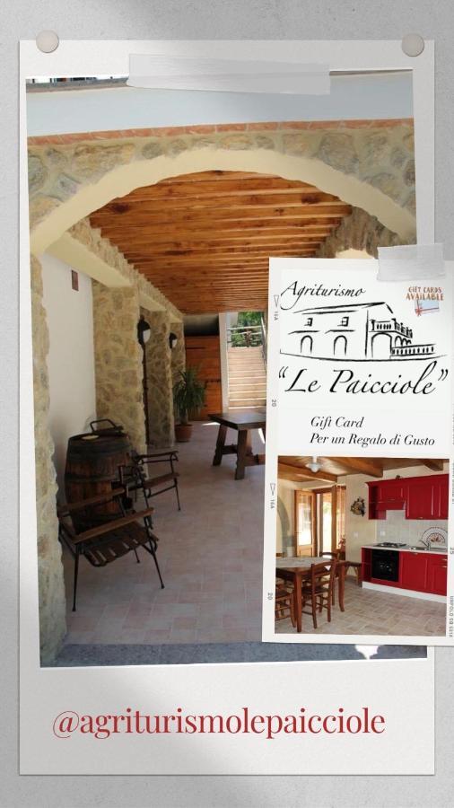 Agriturismo Le Paicciole Villa Castell Azzara ภายนอก รูปภาพ